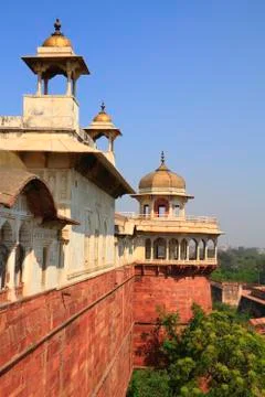 The agra fort Stock Photos