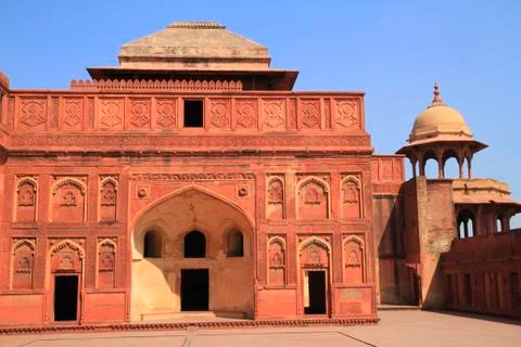 The agra fort Stock Photos