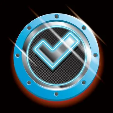 Agree Button Stock Illustration