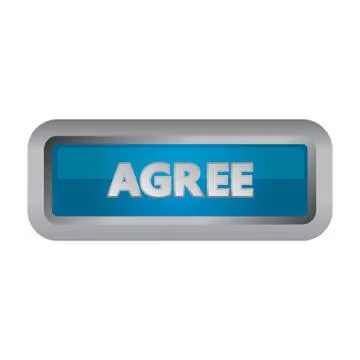 Agree Button Stock Illustration