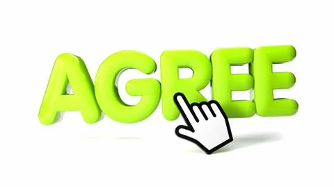 Agree Stock Illustration