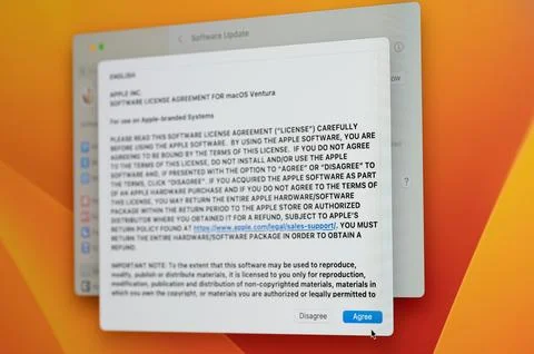 Agree on term of new IOS Stock Photos