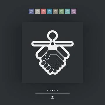 Agreeing location Stock Illustration