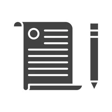 Agreement Icon Image. Illustrazione stock