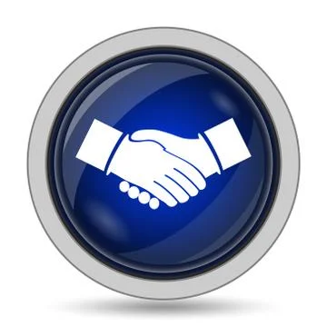 Agreement icon. Internet button on white background.. Stock Illustration