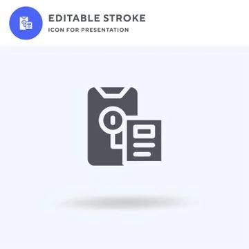 Agreement icon vector, filled flat sign, solid pictogram isolated on white, logo Stockillustratie