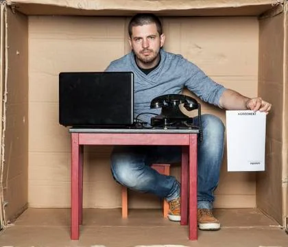 Agreement for trainee Stock Photos