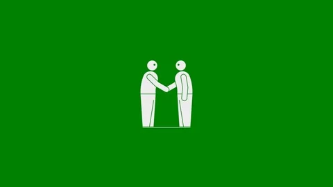 Agreement, Trust, and Partnership Concept - Green Screen Stock Footage 334412898