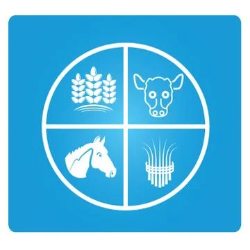 Agricultural concept Stock Illustration