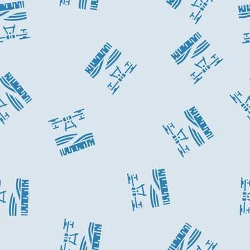Agricultural drone glyph seamless pattern Illustrazione stock