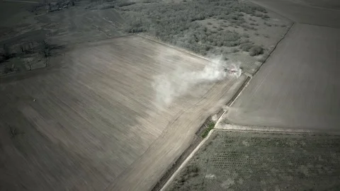 Agricultural field in spring. Stock Footage 106931494