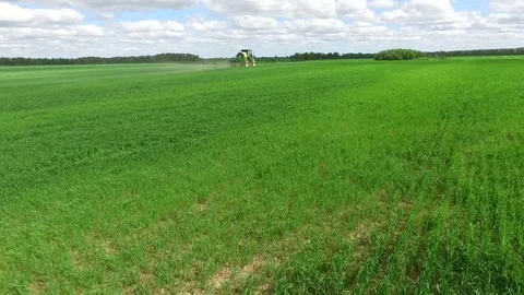 Agricultural field work Stock Footage 83394907