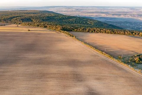 Agricultural fields. Foto stock