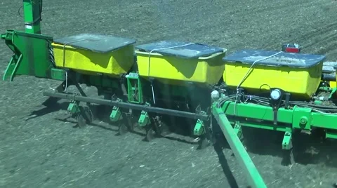 Agricultural image of a large mechanized Video stock 61074986