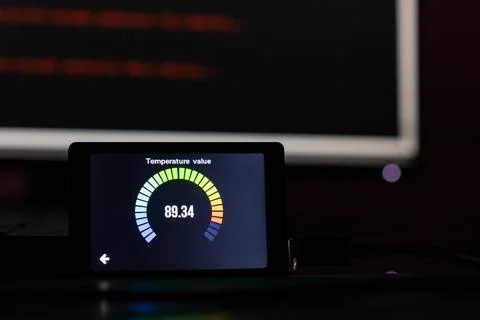 Agricultural IoT Technology, Upload the code to Arduino microcontroller board. Stock Photos