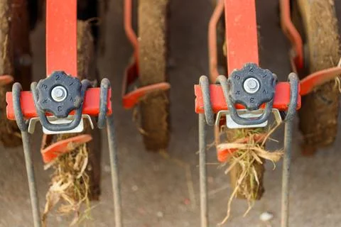 Agricultural Planter Components Stock Photos