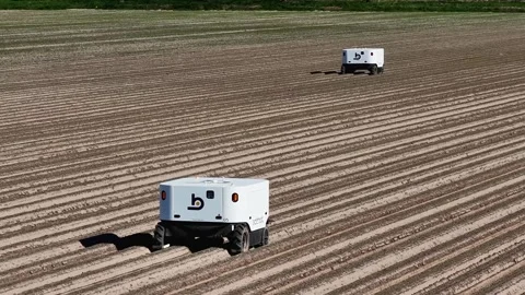 Agricultural robots 库存影片 333618812