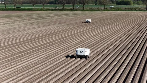 Agricultural robots 库存影片 333621132