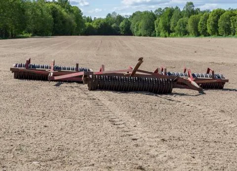 A Agricultural Roller Tool Stock Photos