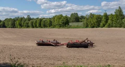 A Agricultural Roller Tool Stock Photos
