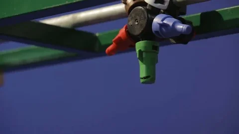 Agricultural sprayer close up Stock Footage 69122467