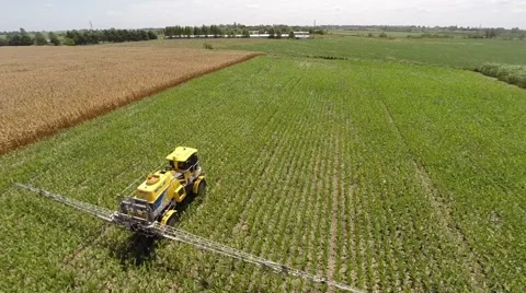 Agricultural Sprayer Stock Footage
