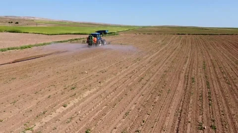 Agricultural spraying 2 Stock Footage 237442998