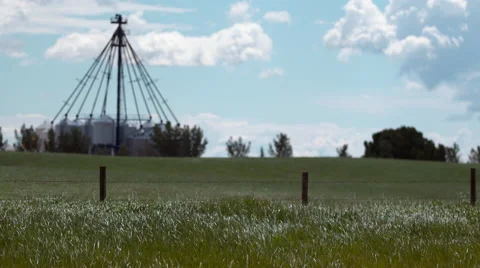Agricultural storage facility Stock Footage 67612290