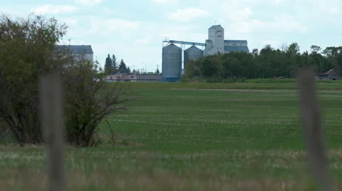 Agricultural storage facility Stock Footage 67613575