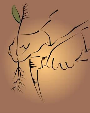 Agricultural symbol Stock Illustration