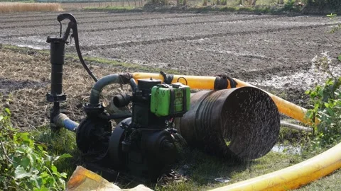 Agricultural Water Pump Stock-Footage 333950723