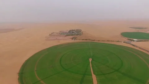 Agricultural zone in the north-western part of Saudi Arabia 스톡 동영상 106797053