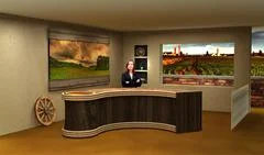 Agriculture 002 TV Studio Set - Virtual Green Screen Background PSD PSD Template