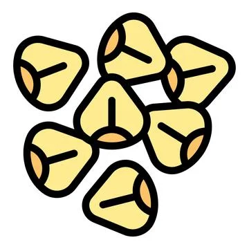 Agriculture buckwheat icon vector flat 스톡 일러스트