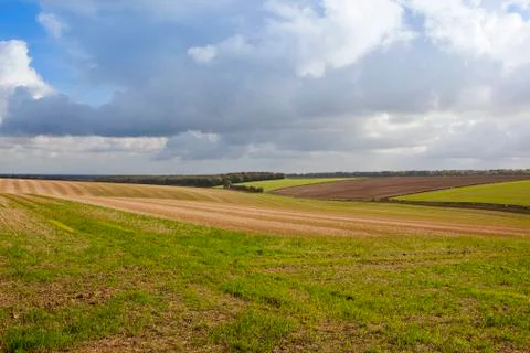 Agriculture in the fall Stock Photos