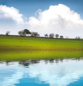 Agriculture field Stock Illustration