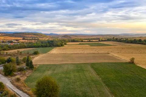 Agriculture fields. Foto stock