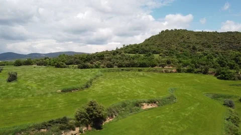 Agriculture Fields in Spain Stock Footage 146638195