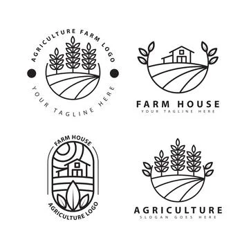 Agriculture logo Stock Illustration