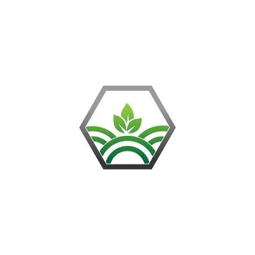 Agriculture Logo.Tree leaf vector logo design Stock Illustration