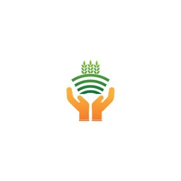 Agriculture Logo.Tree leaf vector logo design Stock Illustration