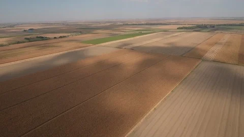 Agriculture parcels cloud shadows 스톡 동영상 95501131