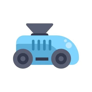 Agriculture robot applying fertilizer vector icon design イラスト素材