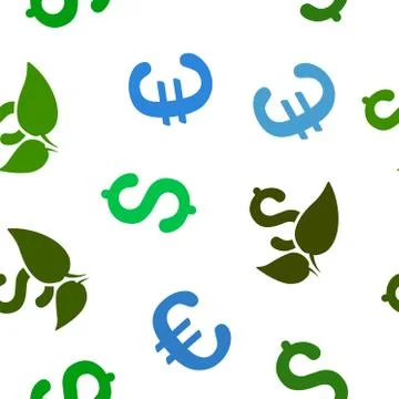 Agriculture Startup Seamless Flat Vector Pattern Stock Illustration