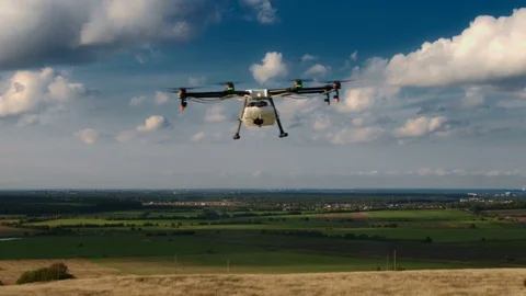 Agriculture technology drone Vídeos de archivo 81444907