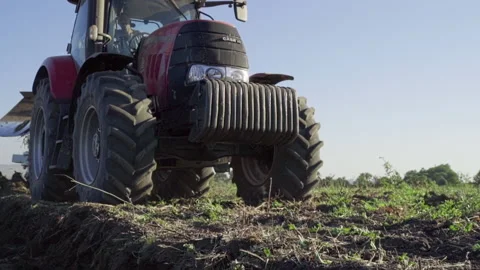 Agriculture tractor Stock Footage 130269916