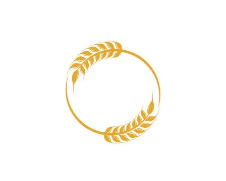 Agriculture wheat Logo Template vector icon Agriculture wheat Logo Templat... Stock Photos