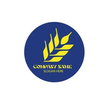 Agriculture wheat vector icon design Illustrazione stock