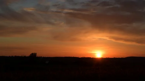 Agriculturesunset 1 Stock Footage 212689927