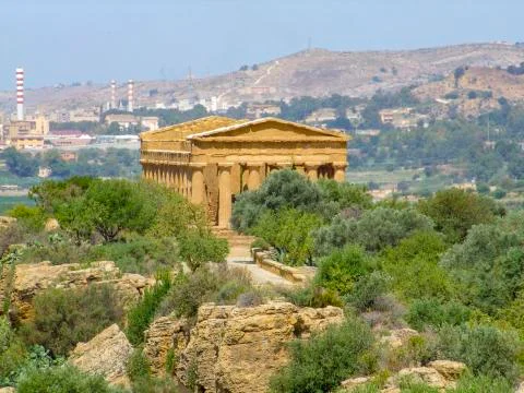 Agrigento in Sicily Stock Photos